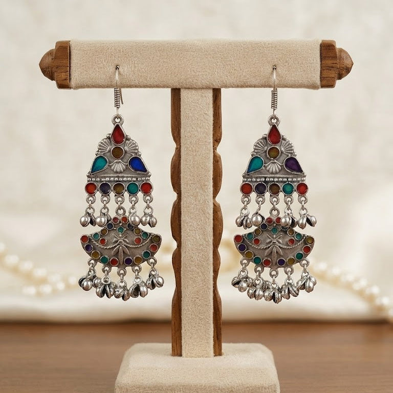 Multi Layered Afgan Replica Earrings