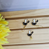 MUSHROOM CHARM EARRINGS AND PENDANT
