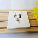 PANDA PENDANT AND EARRINGS SET