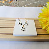 PANDA PENDANT AND EARRINGS SET