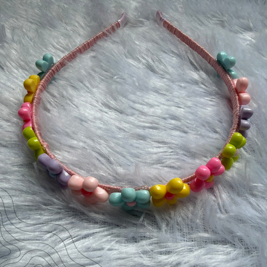 ACRYLIC FLOWER HAIRBANDS