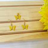 BUTTERFLY PENDANT AND EARRINGS SET