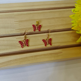 BUTTERFLY PENDANT AND EARRINGS SET