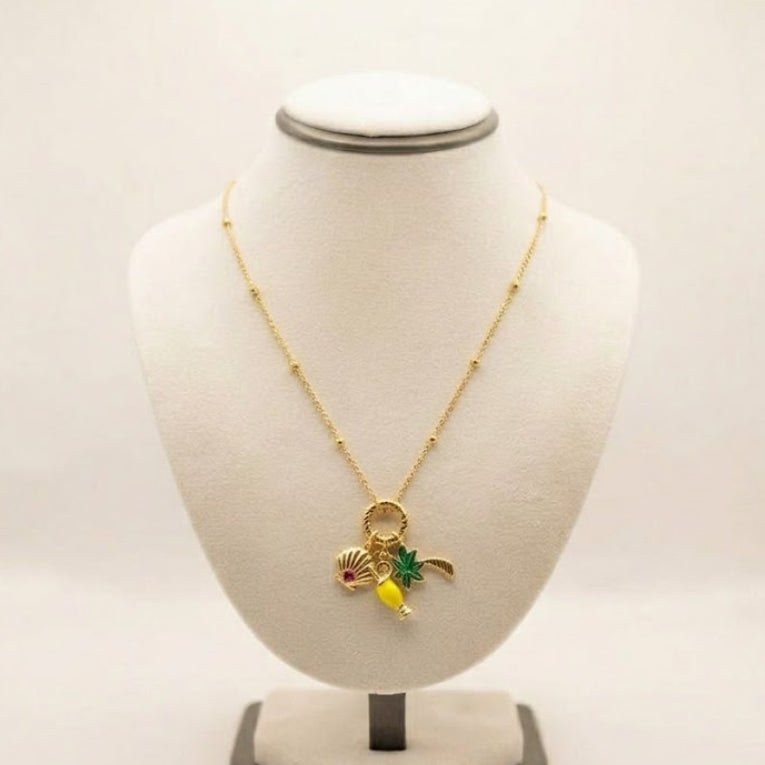 Tropical Anti Tarnish Necklace