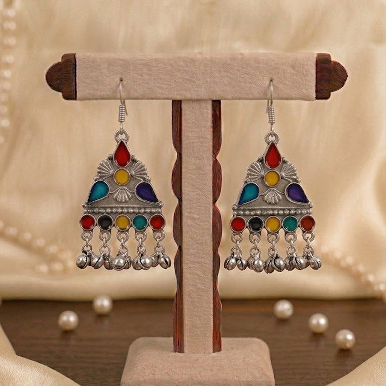 Single Layered Afgan Replica Earrings