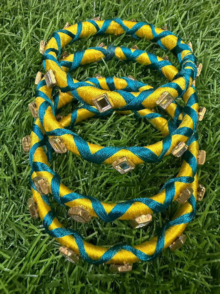 Silk thread bangles