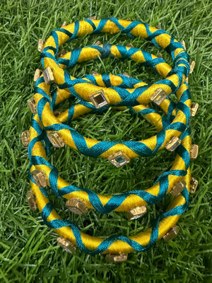 Silk thread bangles