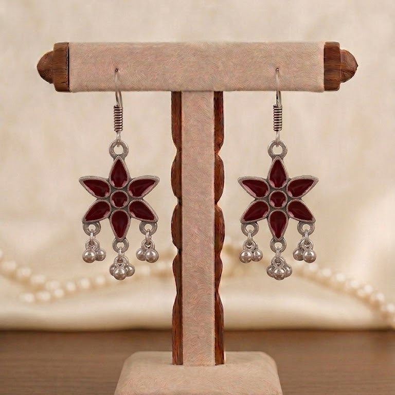 Flower Afgan Replica Earrings
