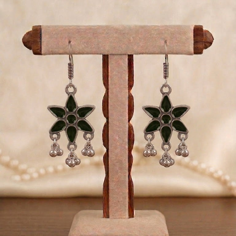 Flower Afgan Replica Earrings
