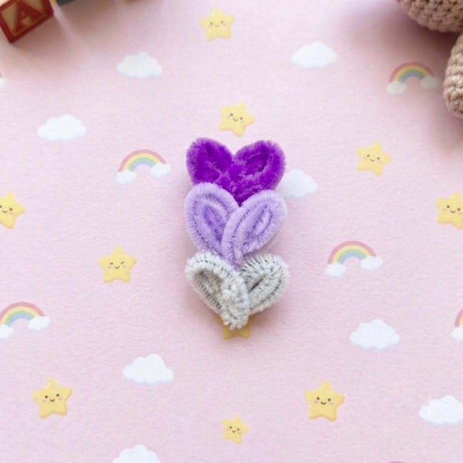 Purple Kids Clip (Pair)